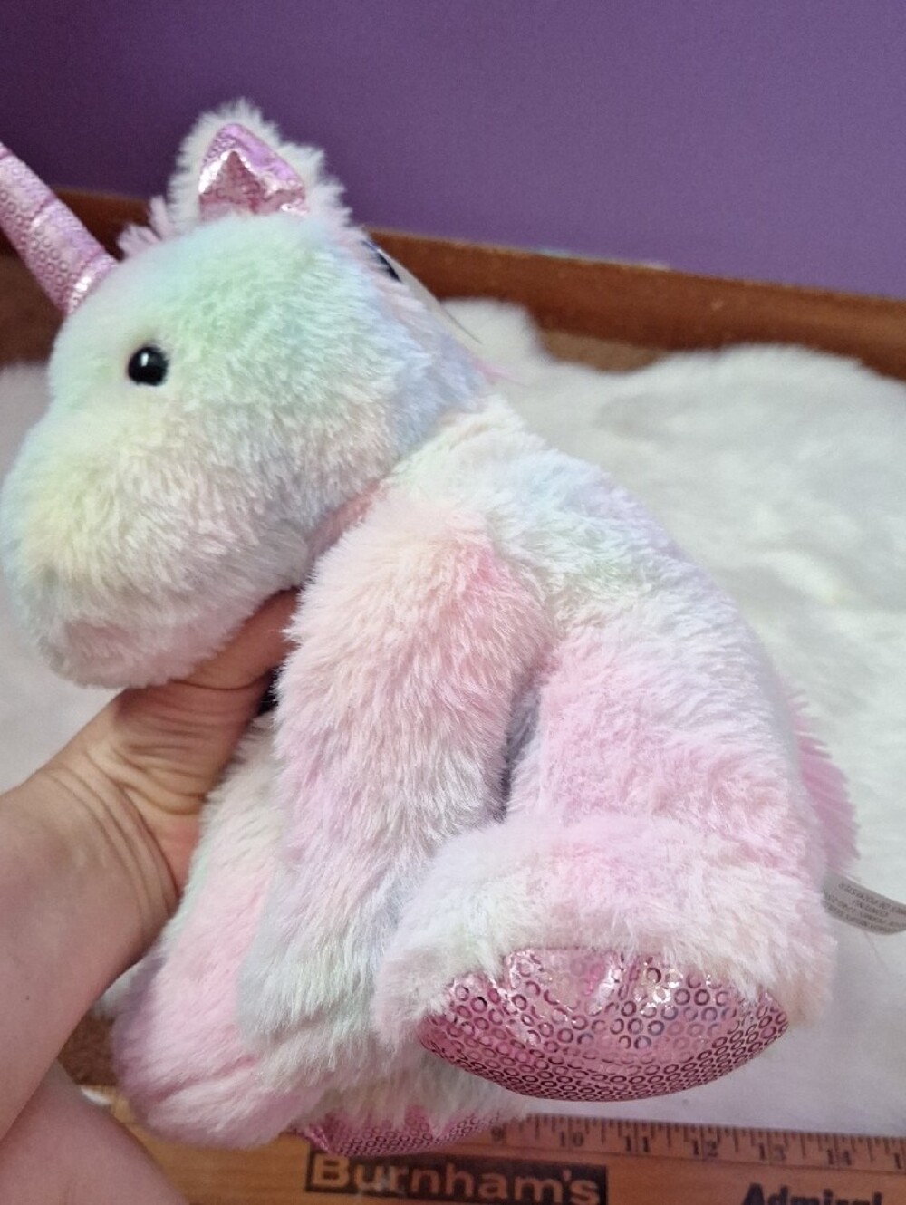 Kellytoy Pastel Rainbow Unicorn Plushie- NWT - Picture 7 of 11